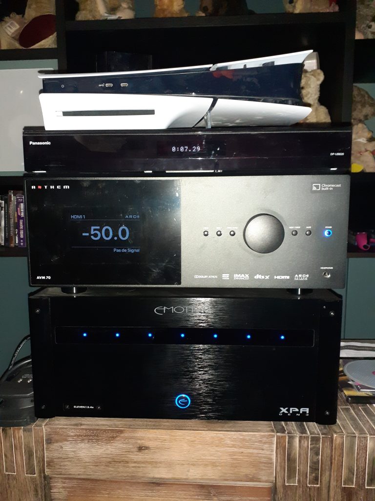 Calibrage son 7.2.4 sur Anthem AVM70