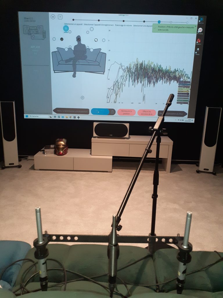 Calibrage Arcam AVR850