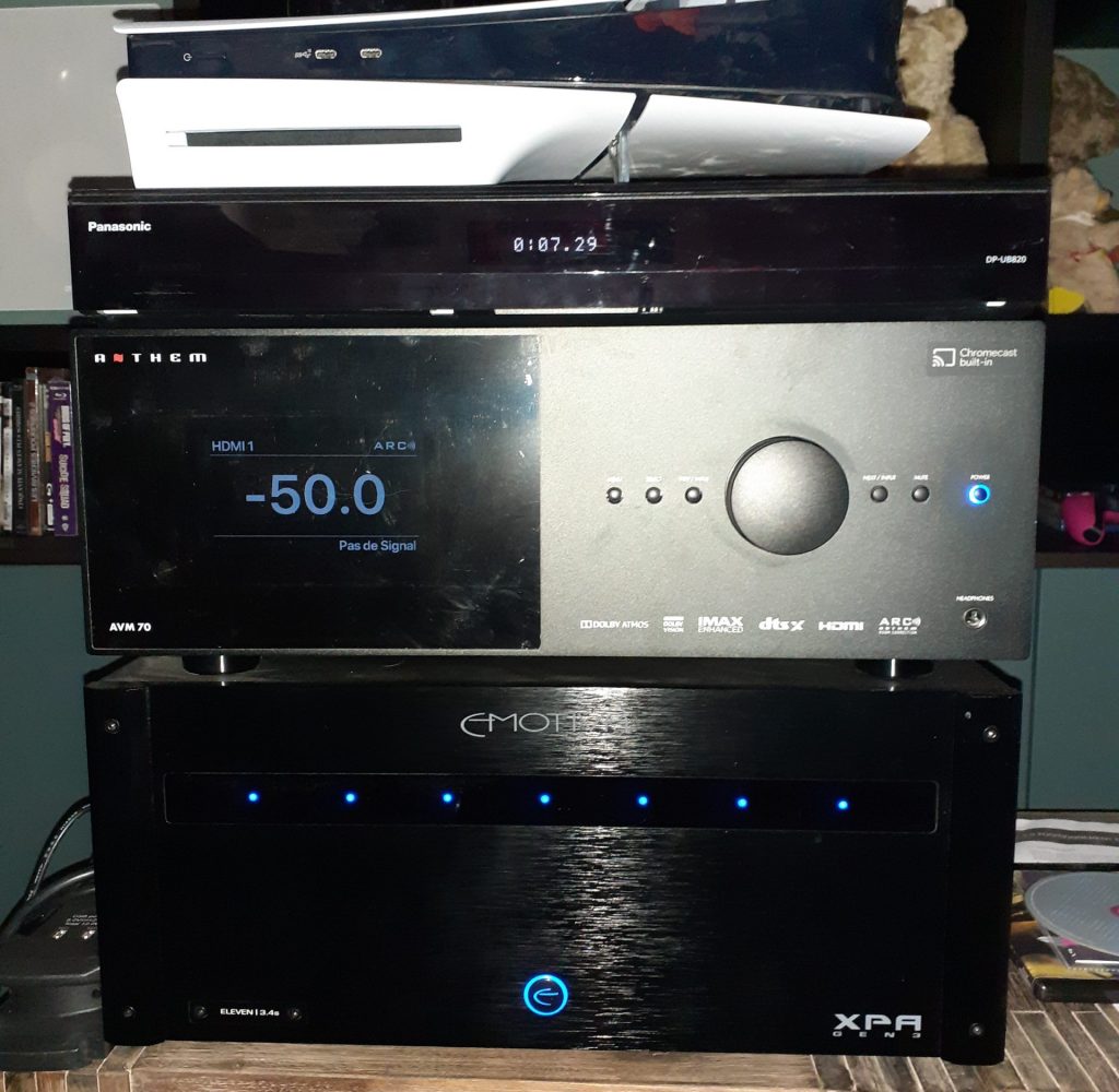 Calibrage son 7.2.4 sur Anthem AVM70